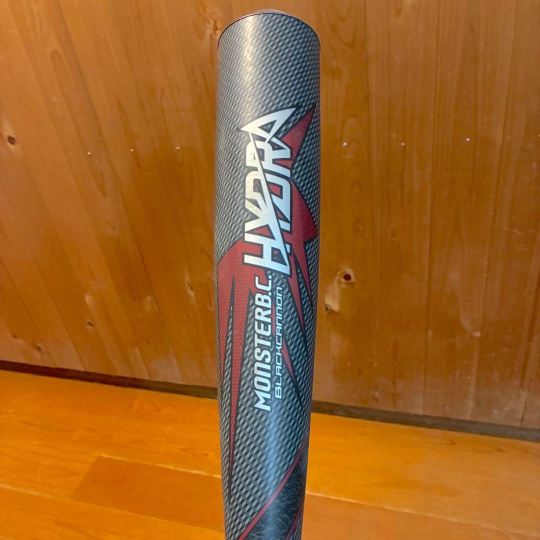 【美品】ZETT 一般軟式バット モンスターブラックキャノンヒドラ 85cm