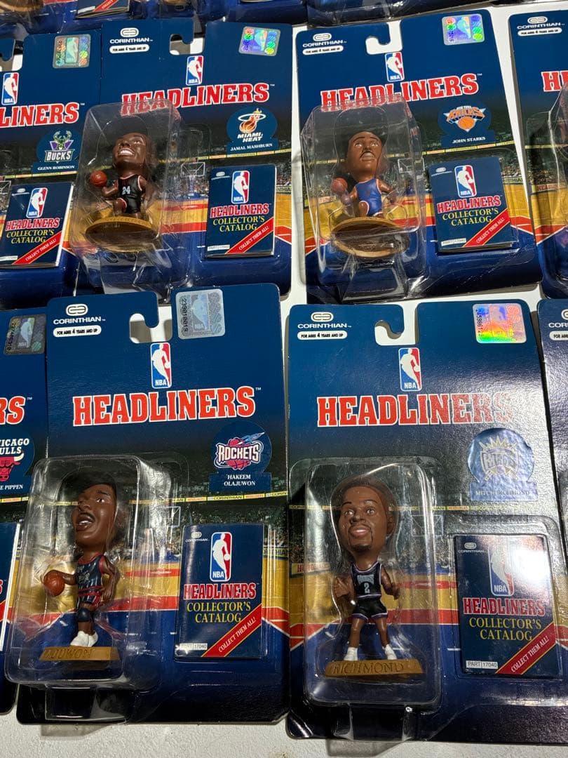 未開封 NBA ヘッドライナーズ バスケットボール フィギュア 19点セット