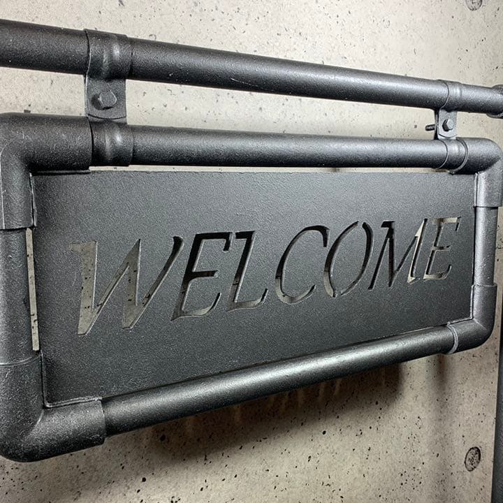 アイアン風welcomeボード