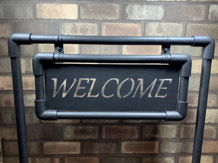 アイアン風welcomeボード