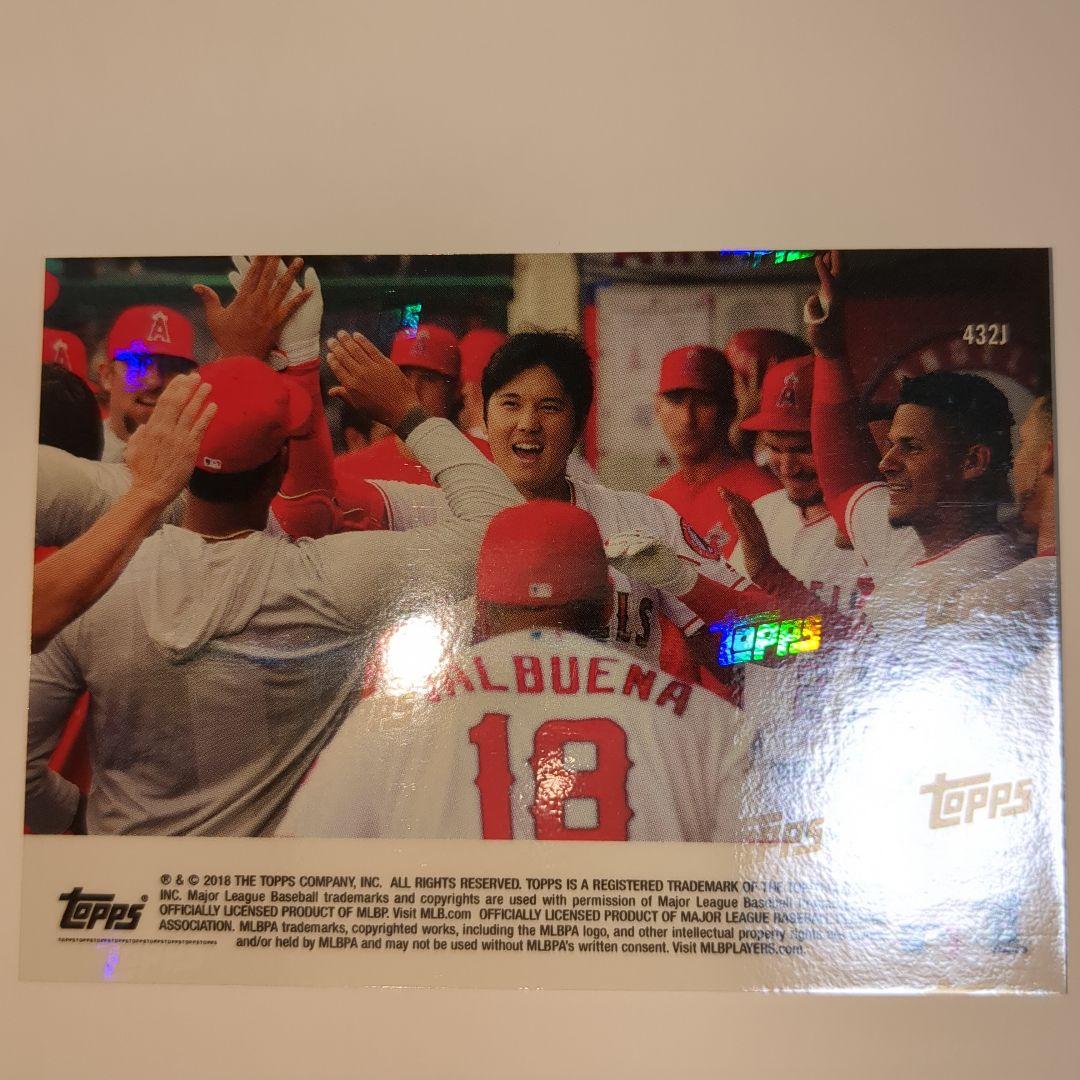 大谷翔平エンジェルス　ルーキーカ−ド　代打初本塁打