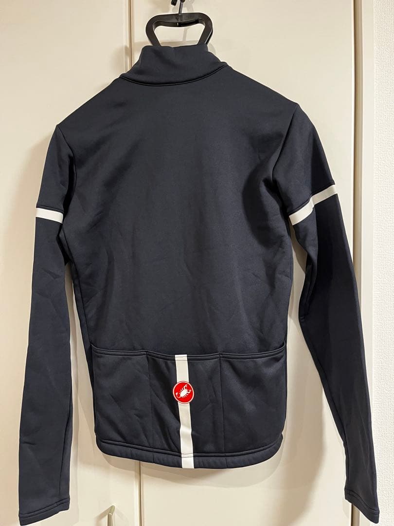 CASTELLI サイクルジャージ M ネイビー　裏起毛
