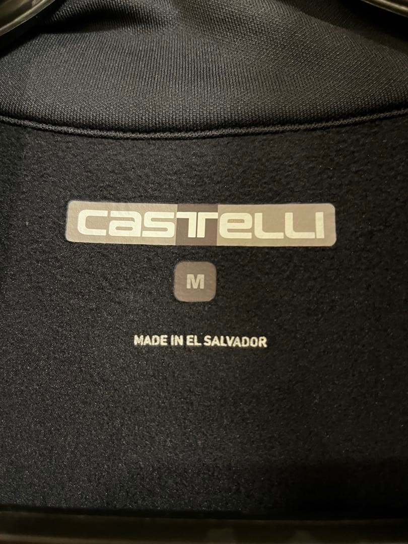 CASTELLI サイクルジャージ M ネイビー　裏起毛