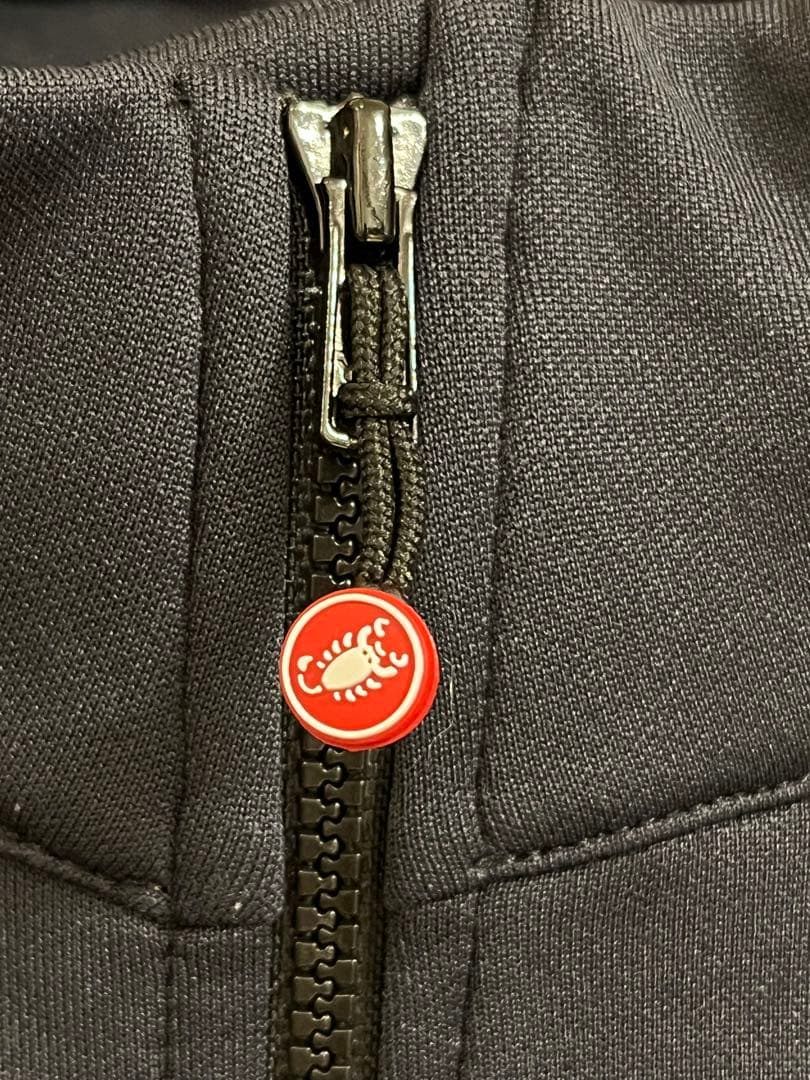 CASTELLI サイクルジャージ M ネイビー　裏起毛