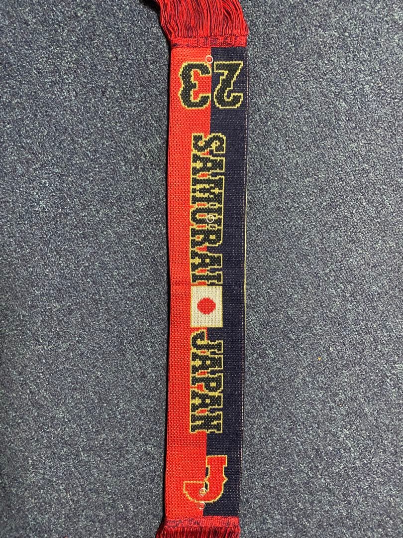 侍ジャパン Lヌートバー選手のミニニットマフラー