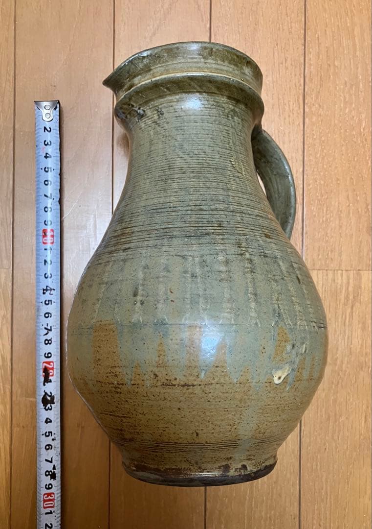 小鹿田焼 8寸ピッチャー 高さ約24.5cm 陶器 和食器 民藝 水差し