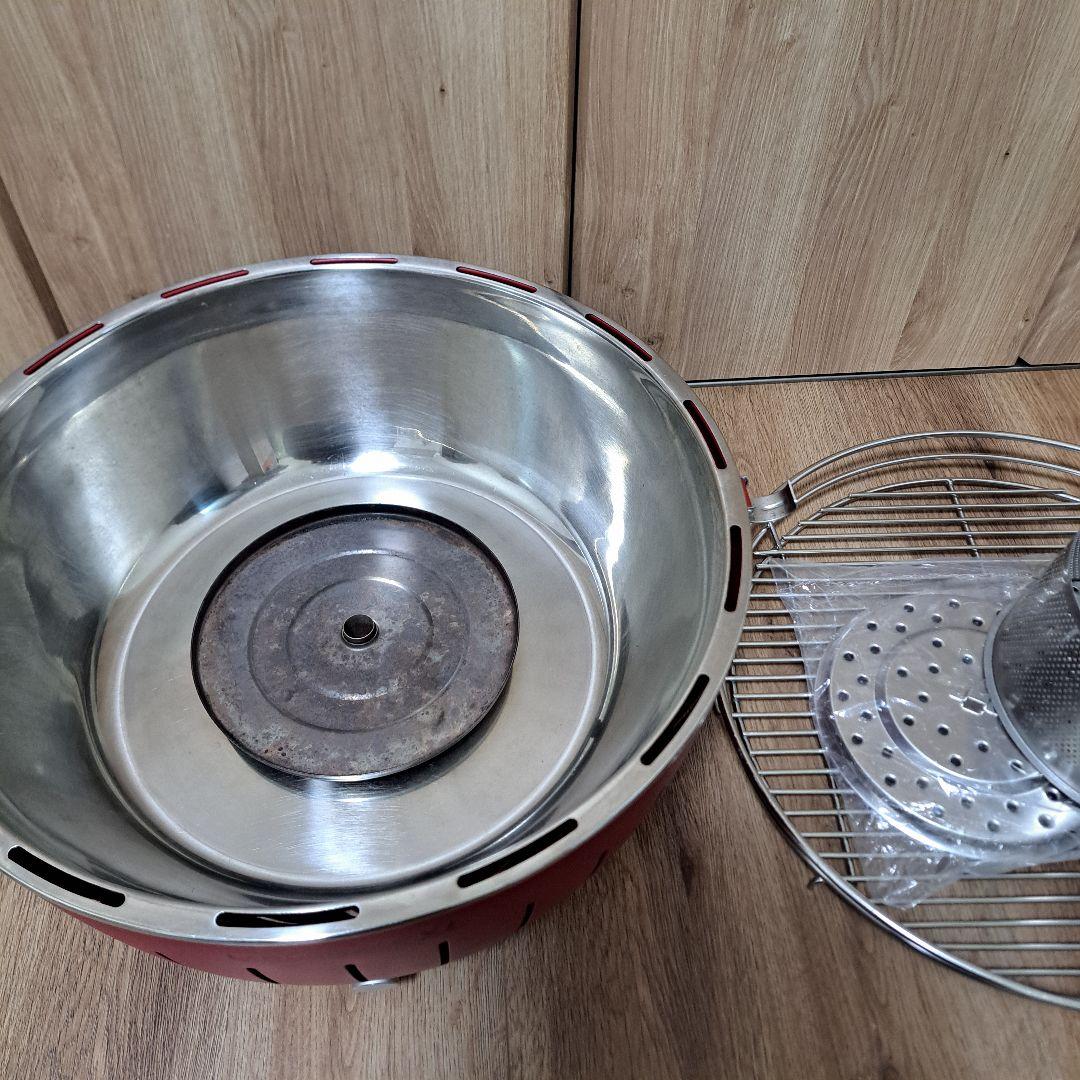 【良品】LOTUSGRILL XL ロータスグリル　無煙バーベキューグリル