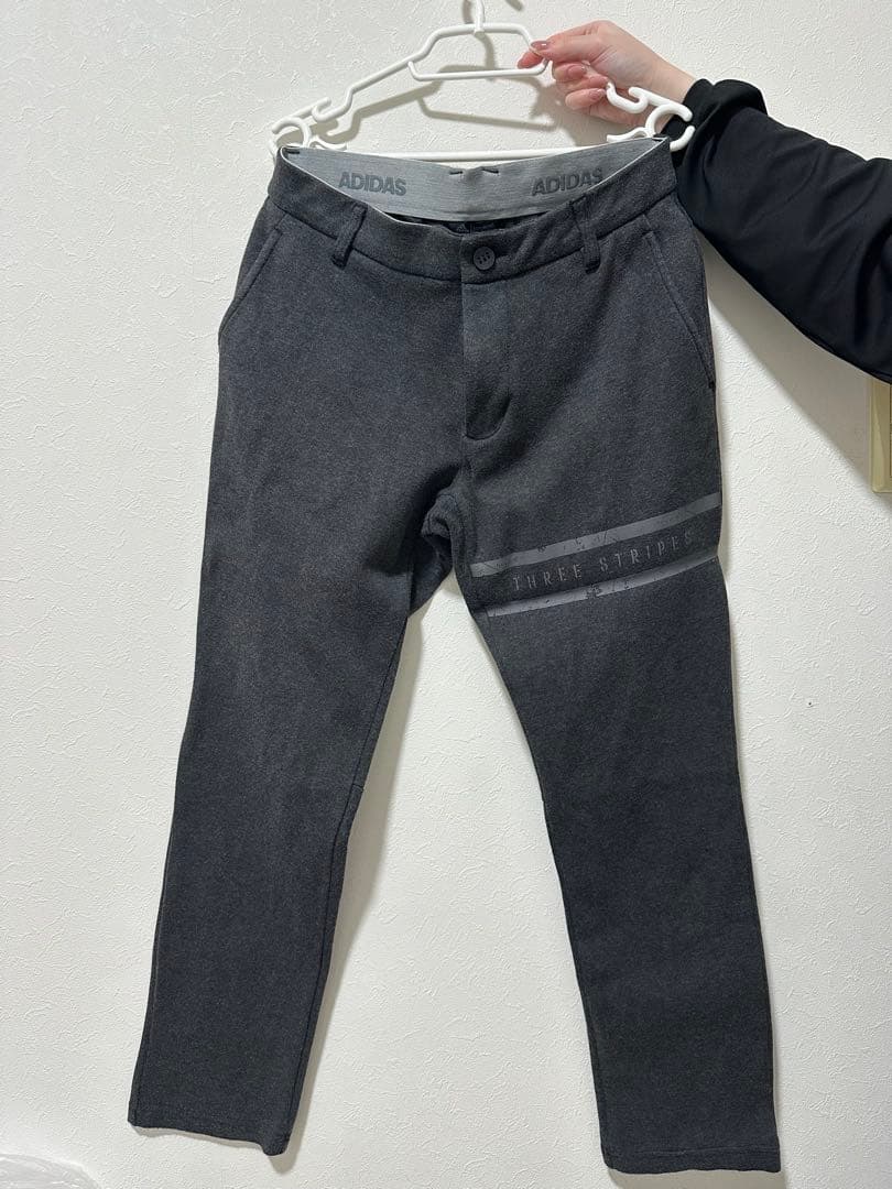 グレー フード付き ゴルフスウェットセットアップ M