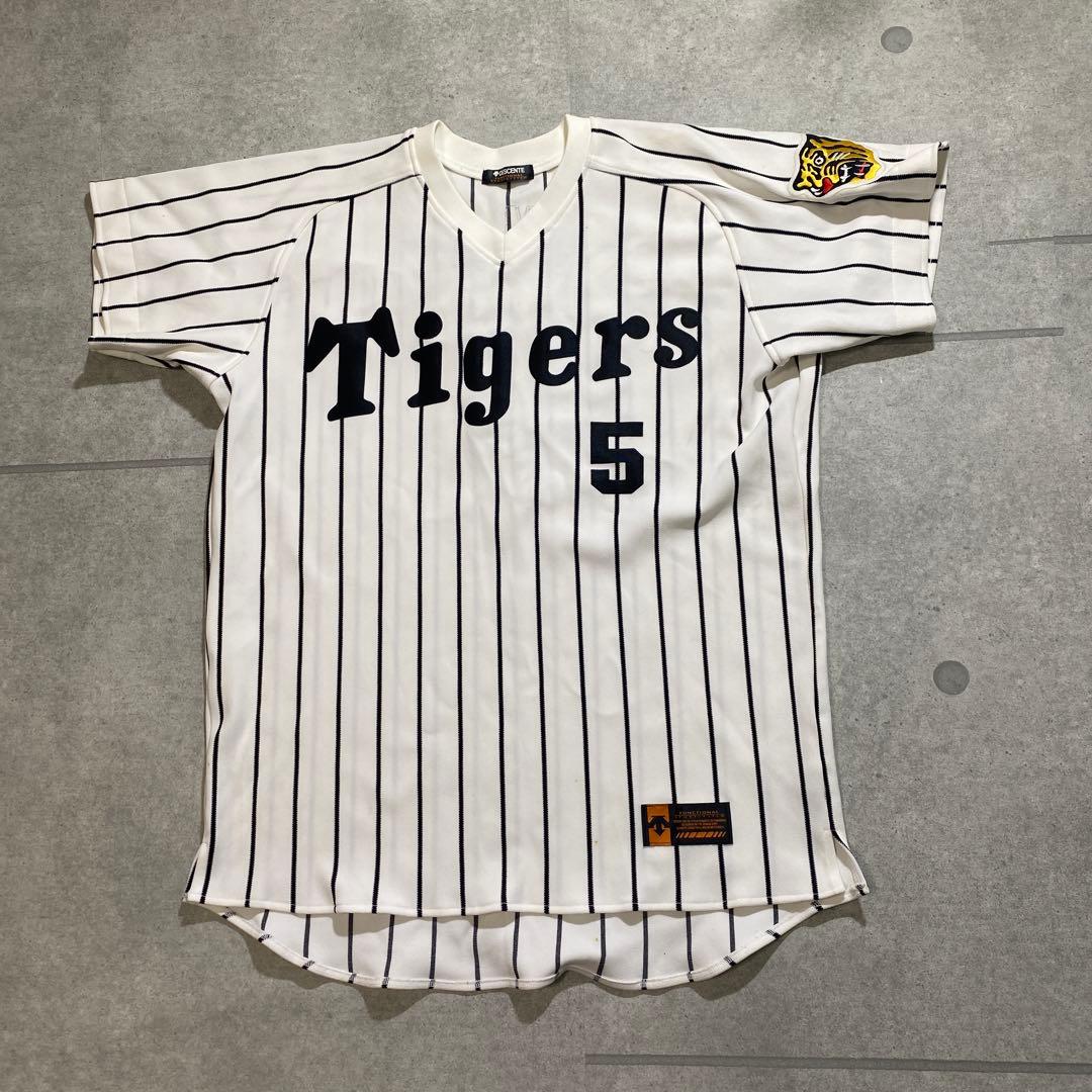激レア70〜80年所属　島野育夫　阪神タイガース　デサント製　ユニフォームXL