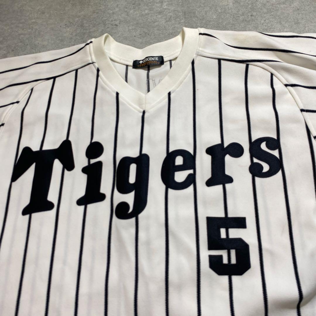 激レア70〜80年所属　島野育夫　阪神タイガース　デサント製　ユニフォームXL