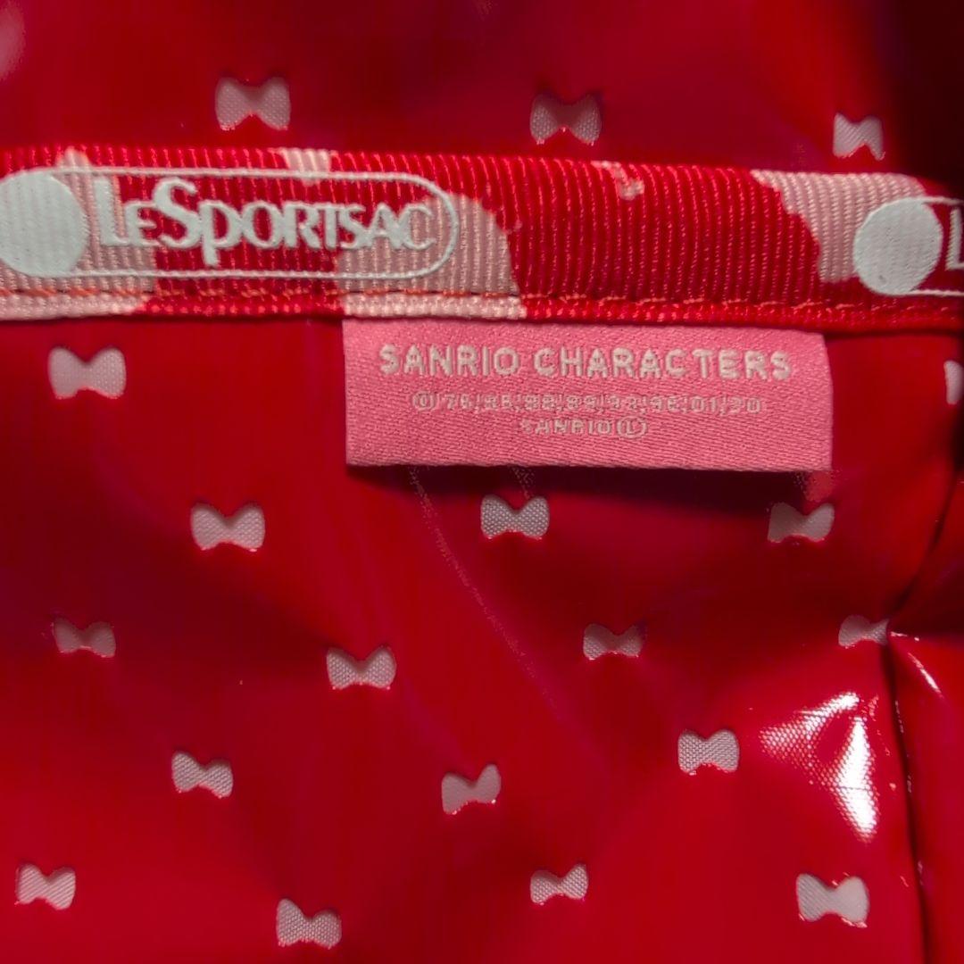 LeSportsac サンリオ リボン模様の赤いショルダーバッグ