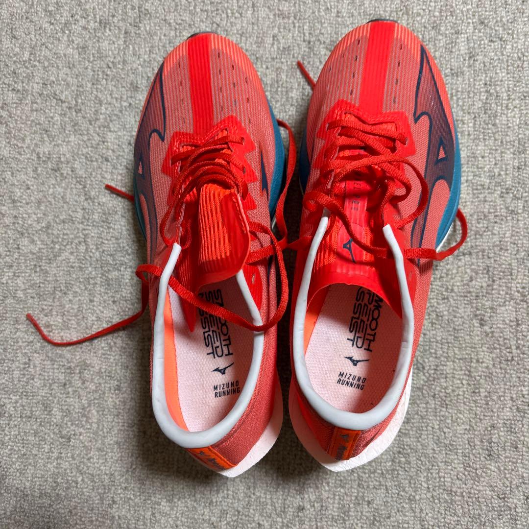 Mizuno Wave Rebellion Pro レッド/ブルー26.5
