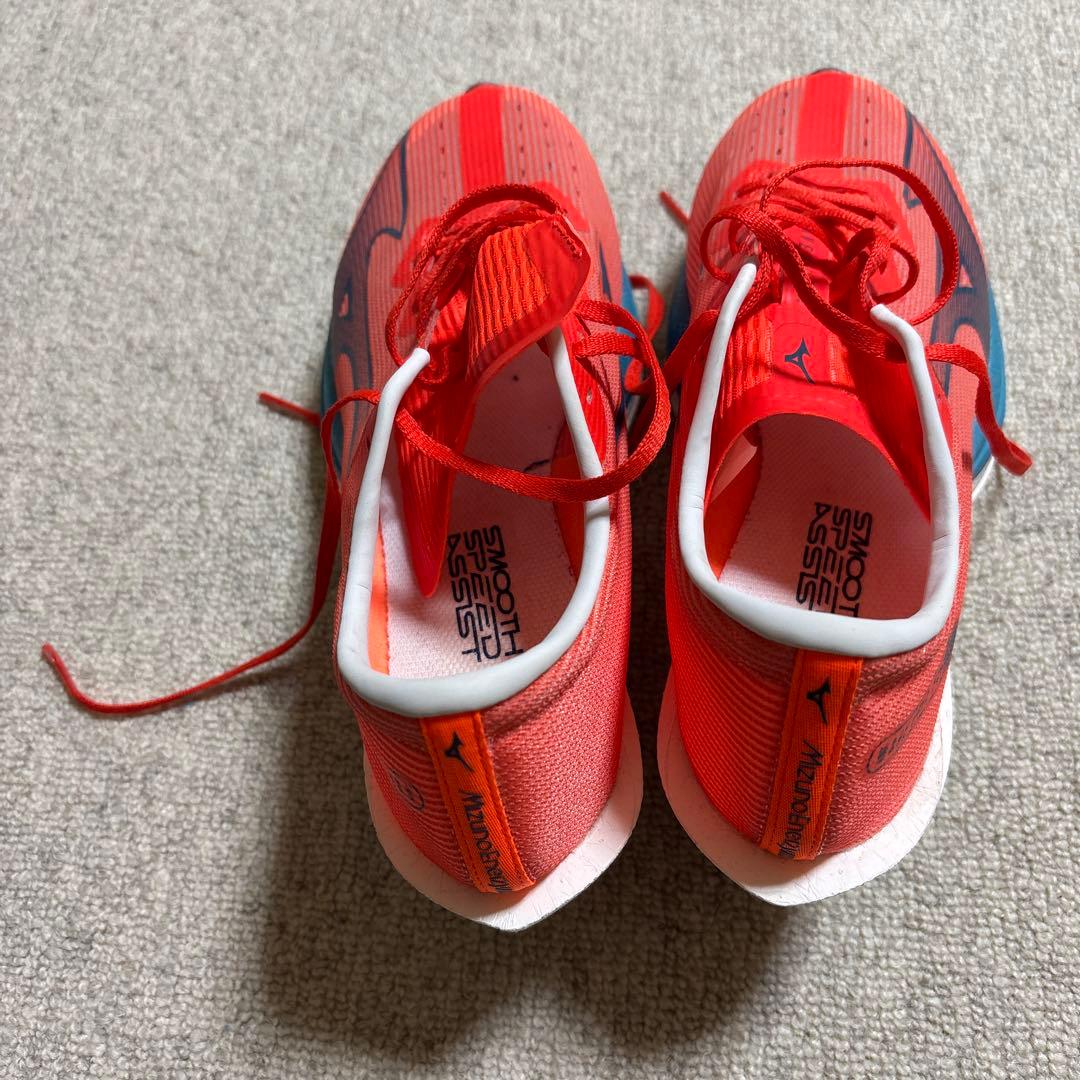 Mizuno Wave Rebellion Pro レッド/ブルー26.5