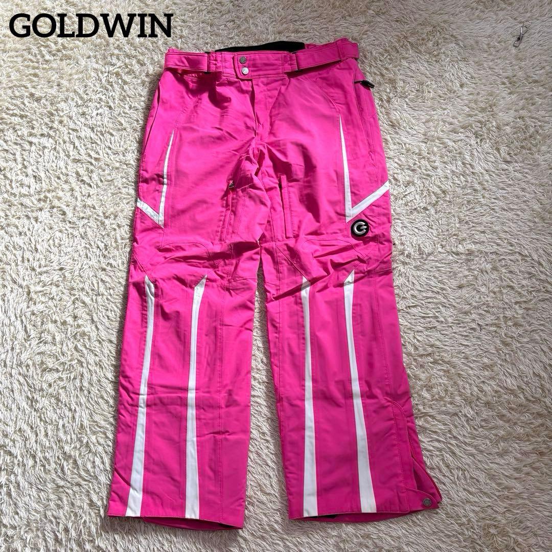 GOLDWIN スキーパンツ ウェア ピンク 撥水 ストレッチ レディース