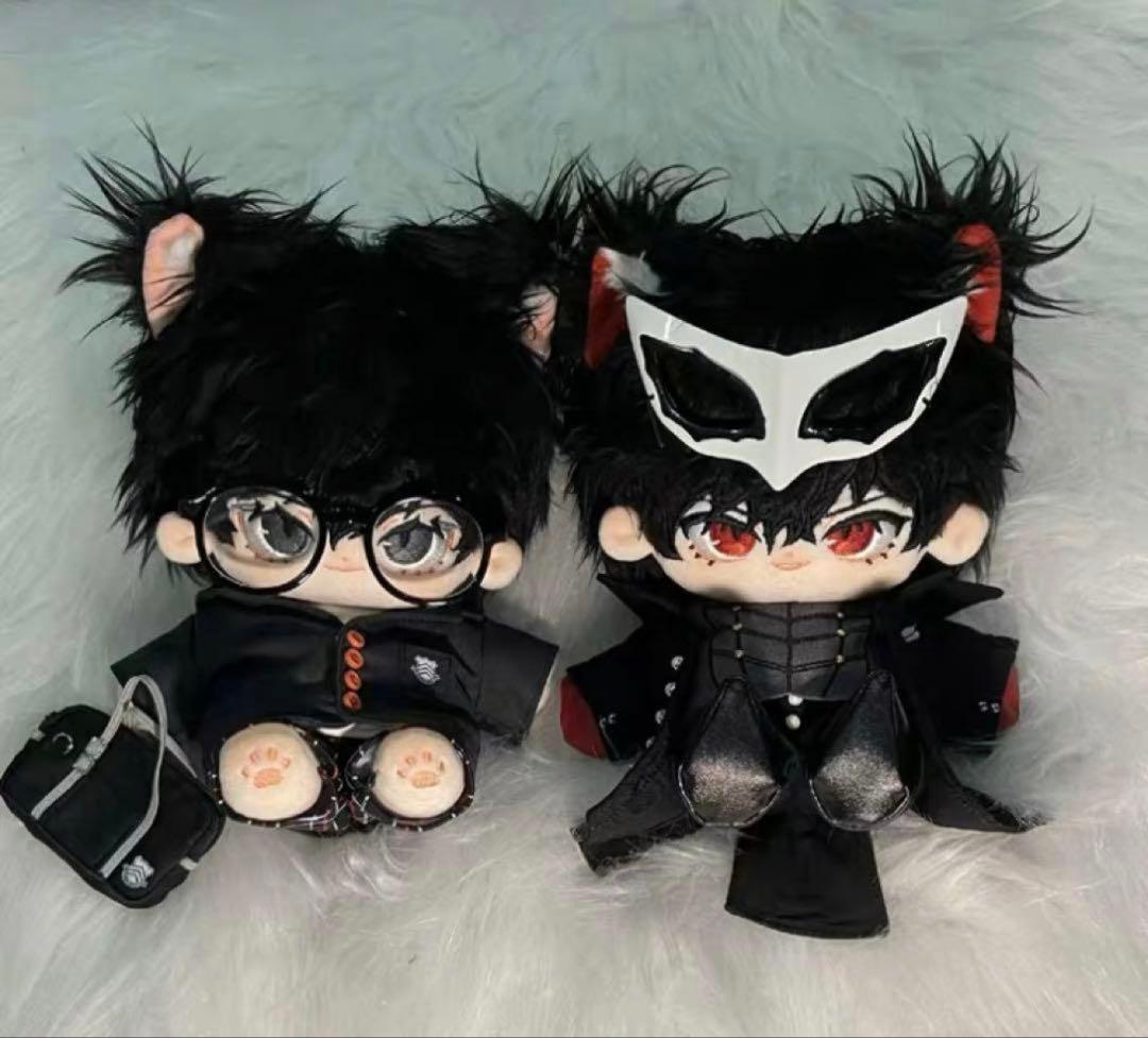 ペルソナ5 雨宮蓮　ジョーカー　韓国　着せ替え　ぬいぐるみ　20cm