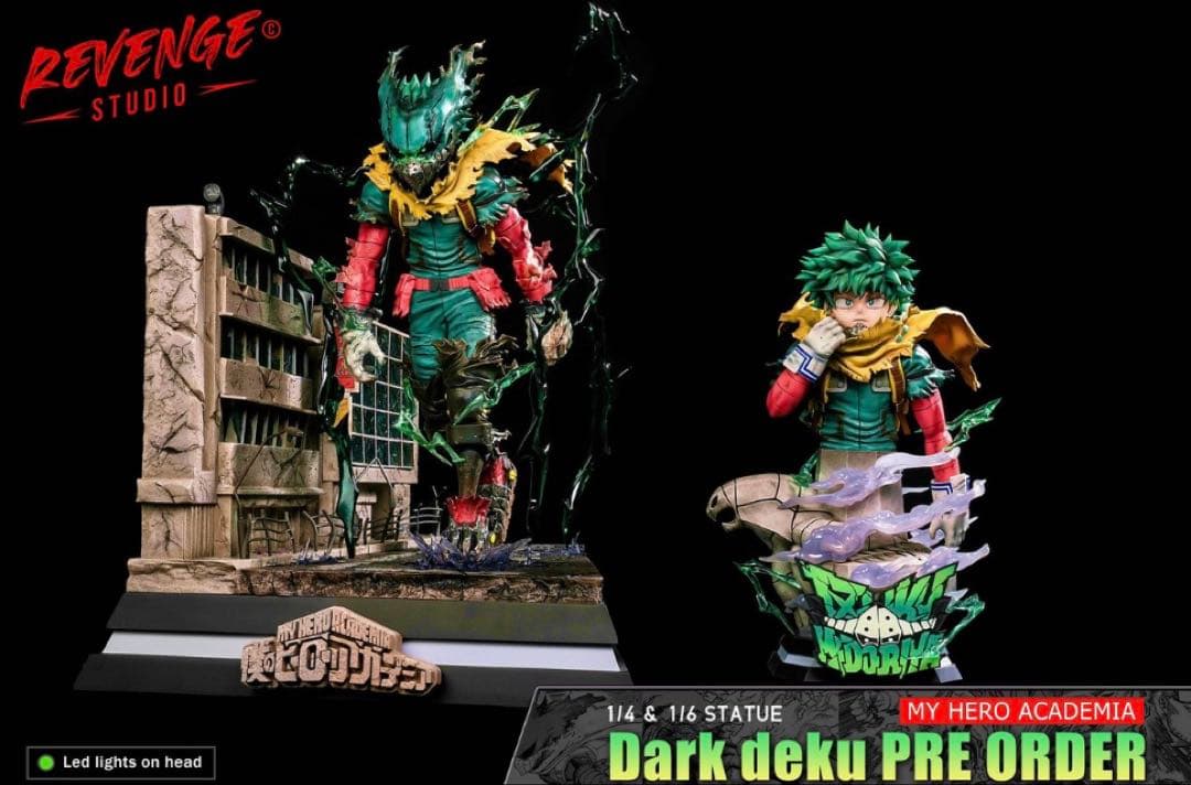 ☆1/4ダークデク フィギュアDark Deku ガレキ 僕のヒーローアカデミア