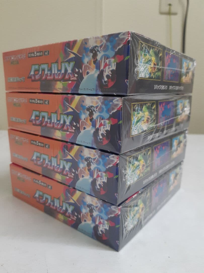 ポケモンカードゲーム【傷あり】 インフェルノX 4BOX シュリンク付き