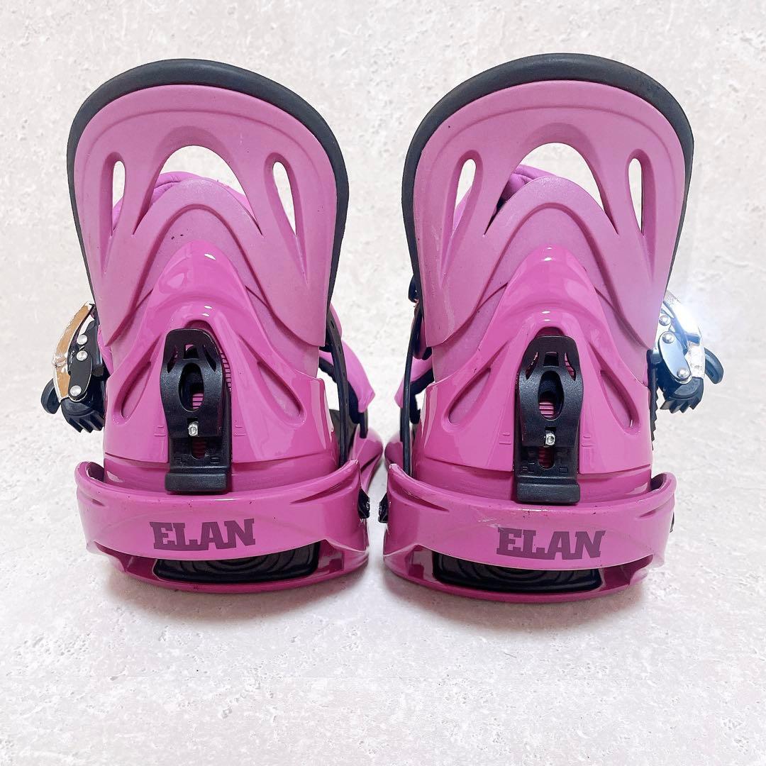 良品 ELAN RUBY JP エラン バインディング スノーボード ラベンダー