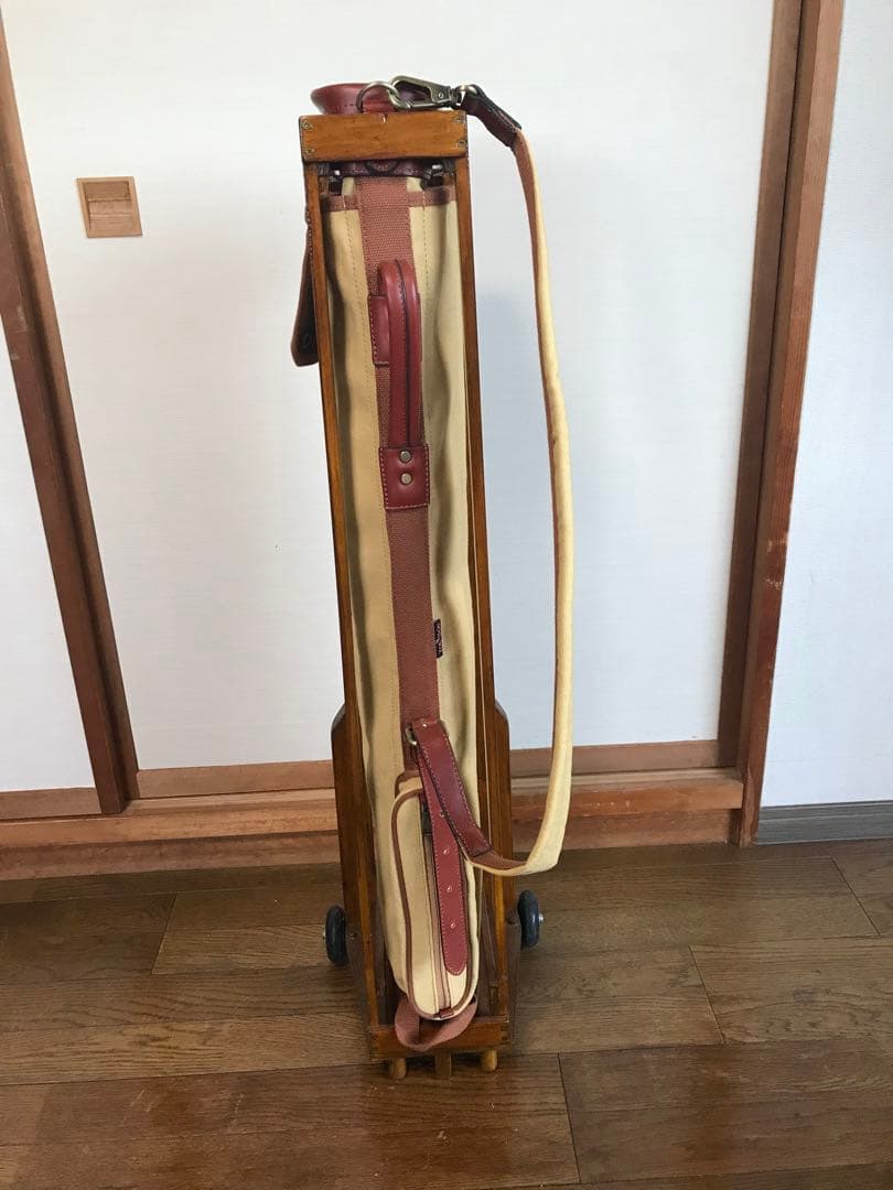 和風ゴルフスタンドバッグ帆布　　　Tourbonカスタム