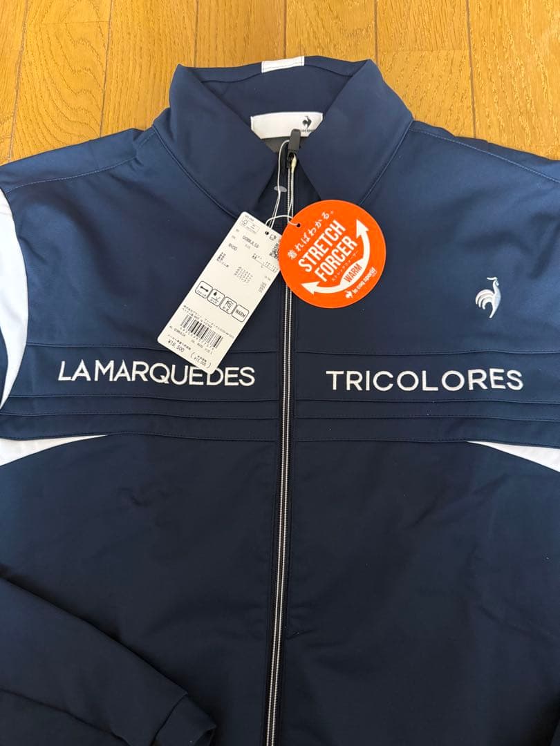 ❤️【値下げ】ルコックスポルティフ ゴルフストレッチ ジャケット ネイビー L