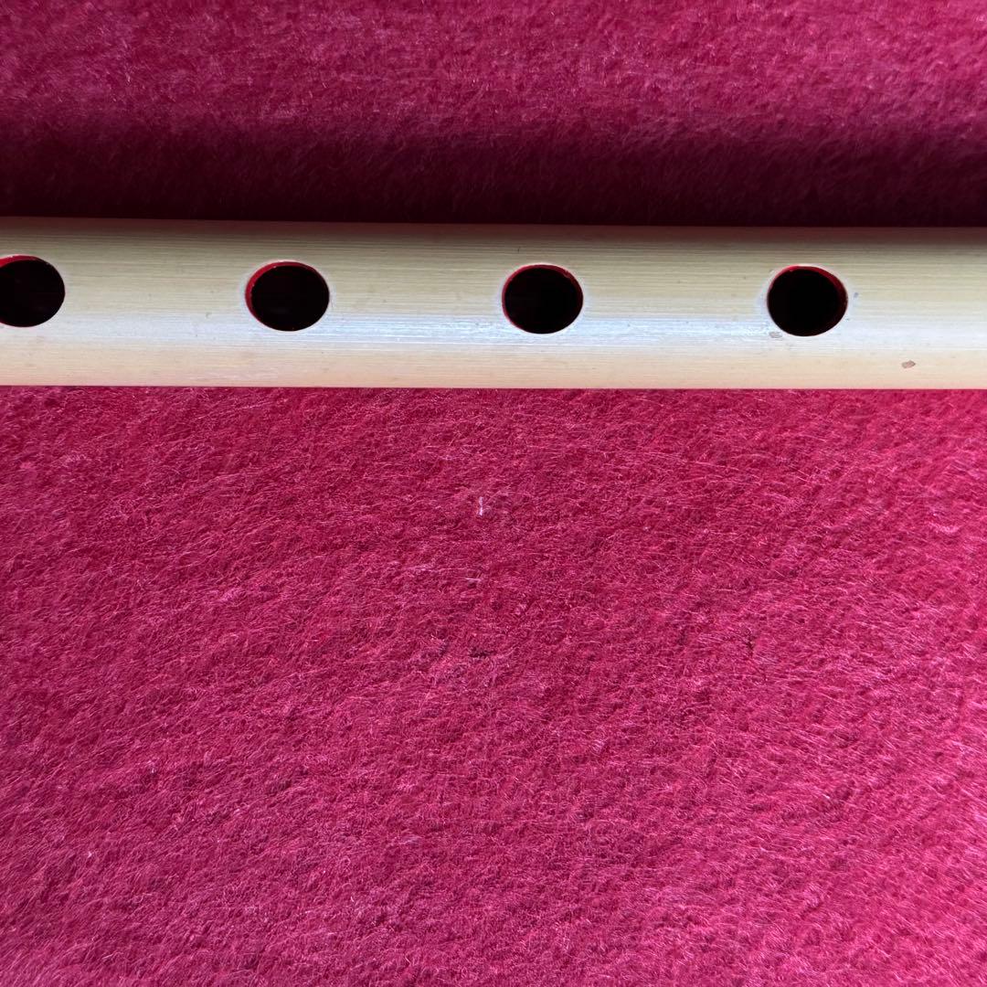 篠笛 竹笛 7穴 四本調子約46cm 和楽器