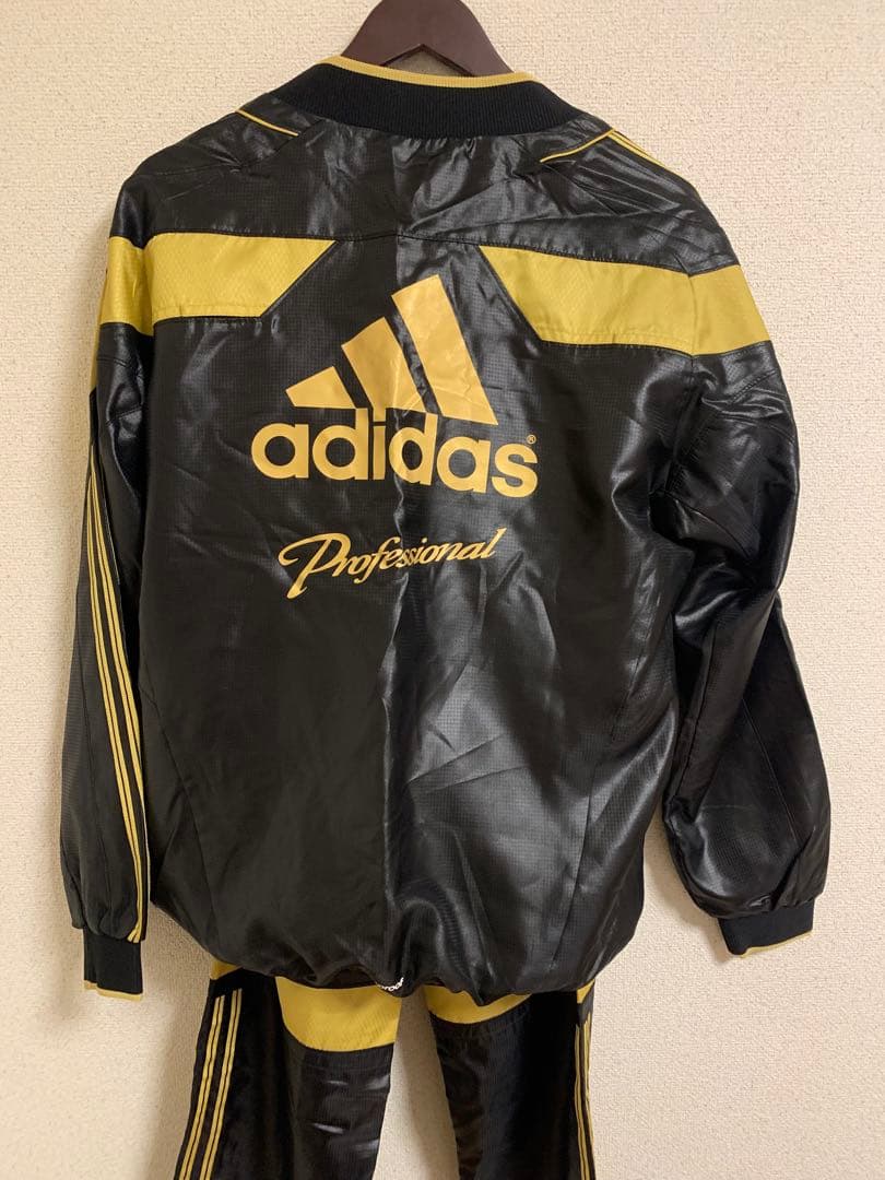 【美品】adidas Professional 上下セット ブラック×ゴールド