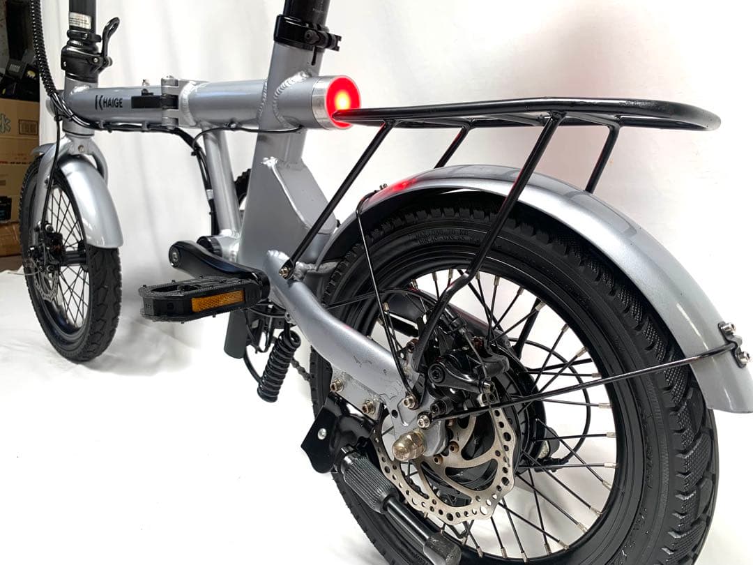【即乘】送料無料HAIGE電動自転車 SHIMANO 7速16インチ動作確認済