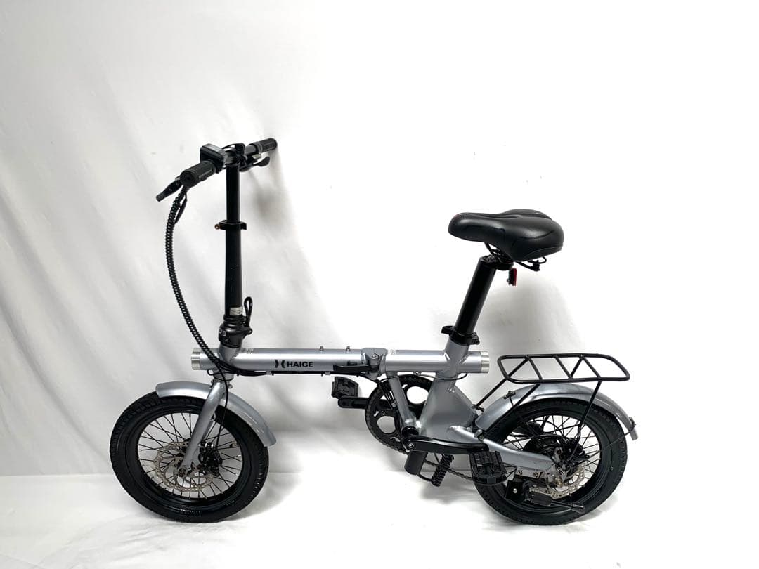 【即乘】送料無料HAIGE電動自転車 SHIMANO 7速16インチ動作確認済