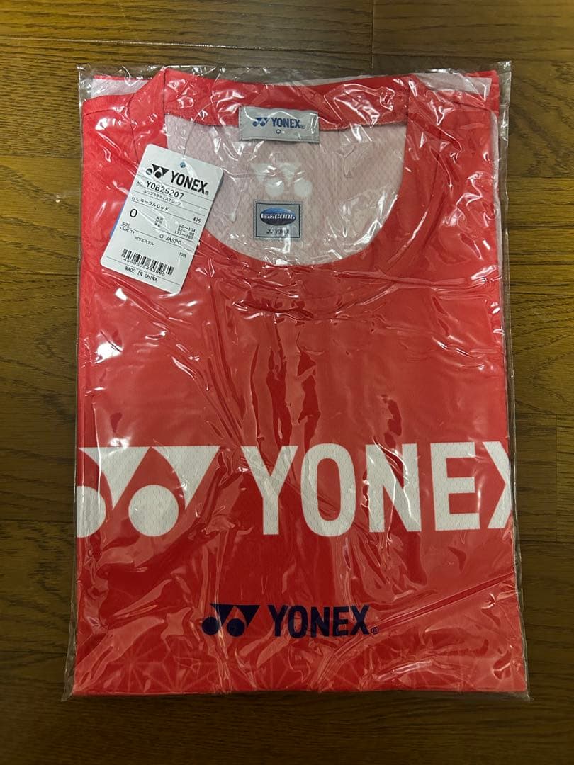 YONEX 赤 グラデーション シャツ 新品