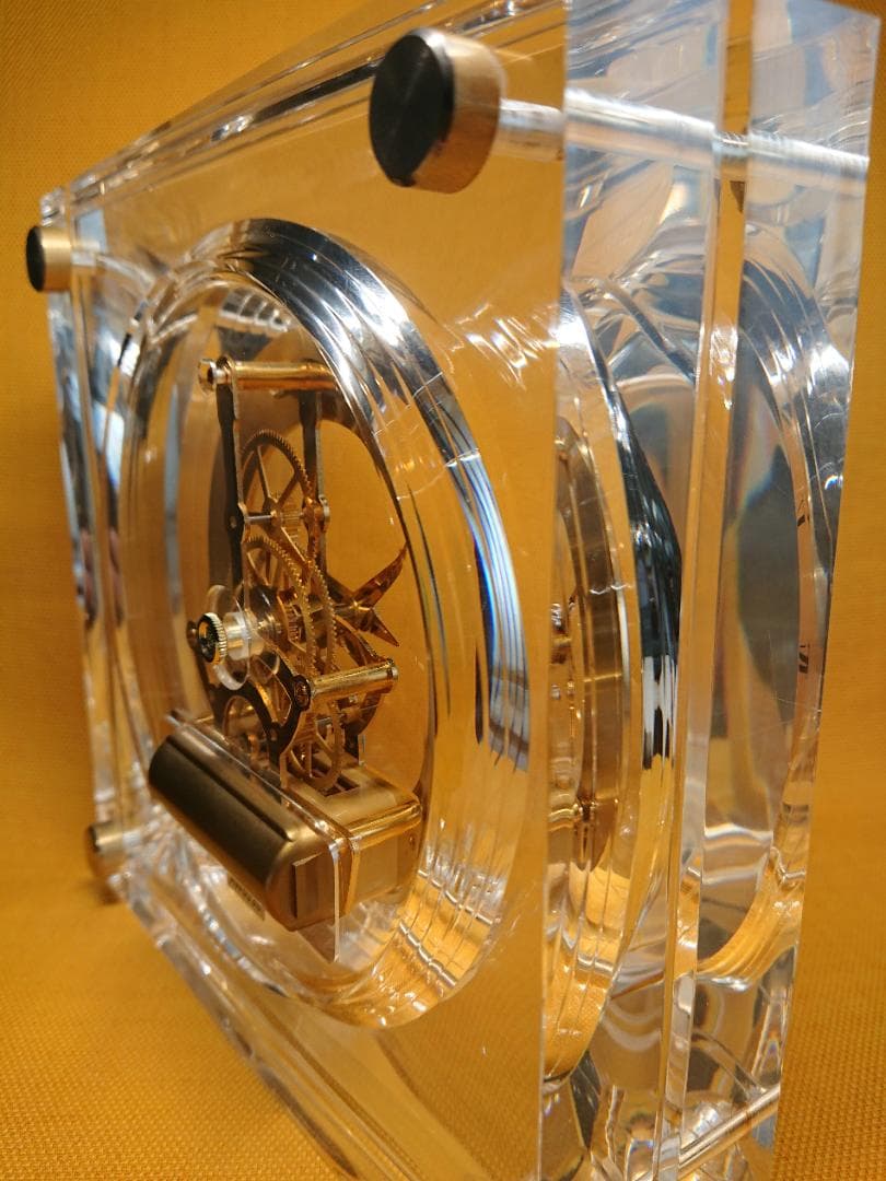 置時計　セイコー　機械式　置物　インテリア　工芸品　美術品　A2853