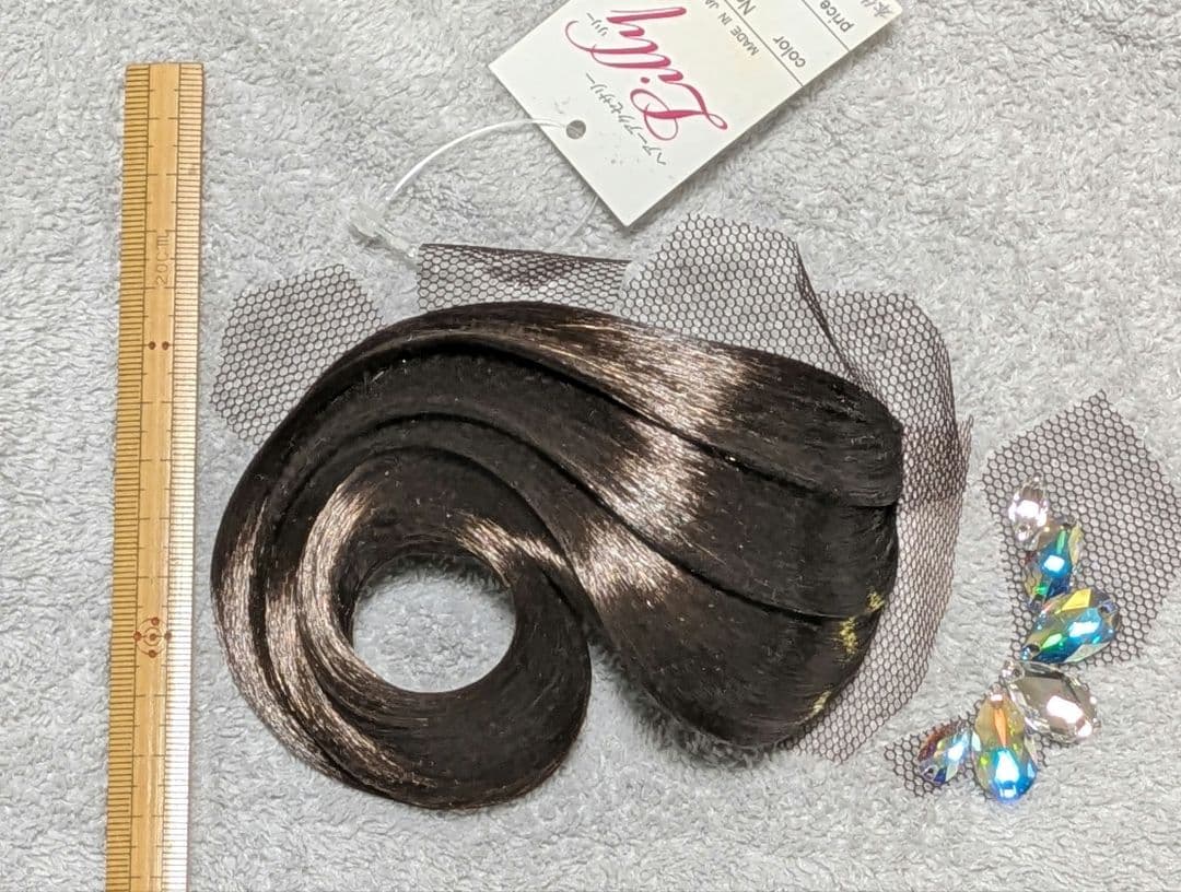 社交ダンス　競技ダンス　ヘアアクセサリー　新品・未使用　スワロフスキー
