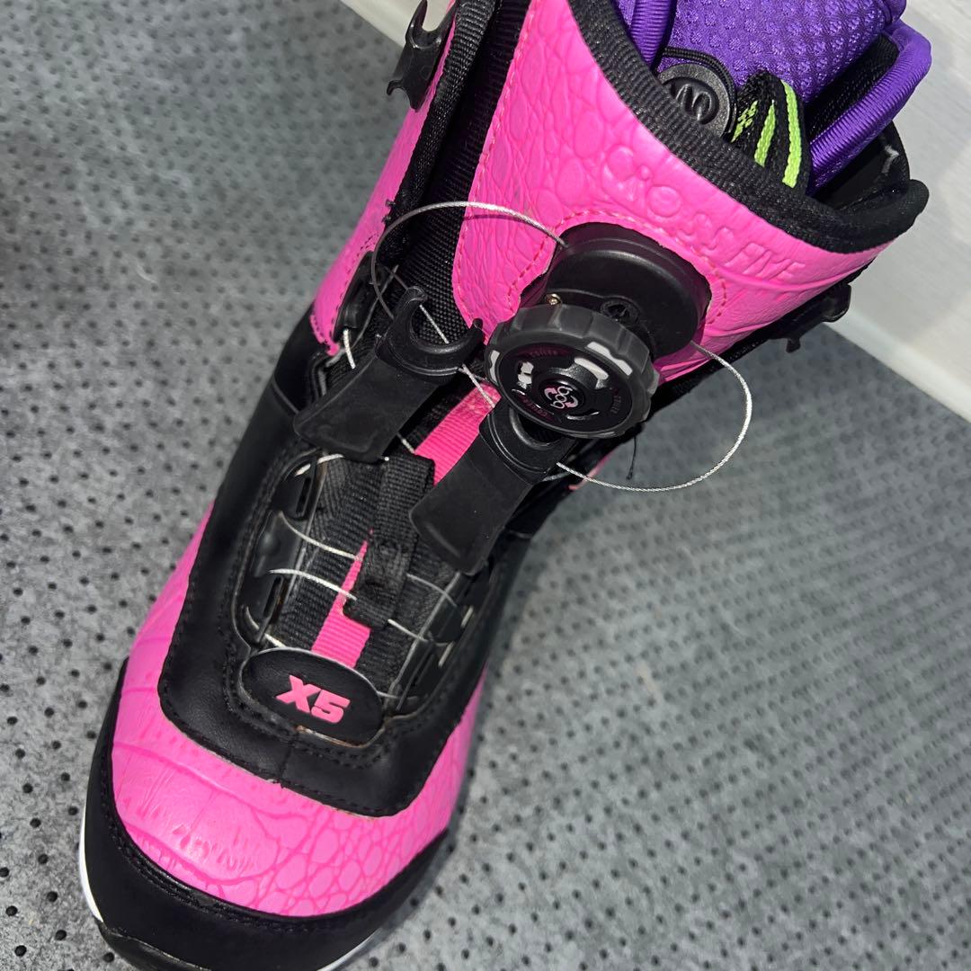 5回着用レディース23.5cm CROSS FIVE PX BOAブーツ