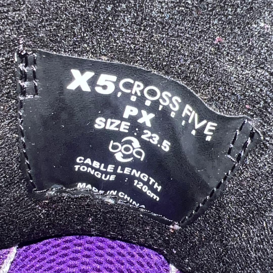 5回着用レディース23.5cm CROSS FIVE PX BOAブーツ