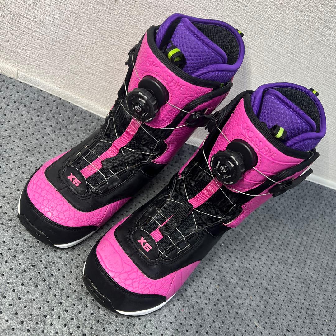 5回着用レディース23.5cm CROSS FIVE PX BOAブーツ
