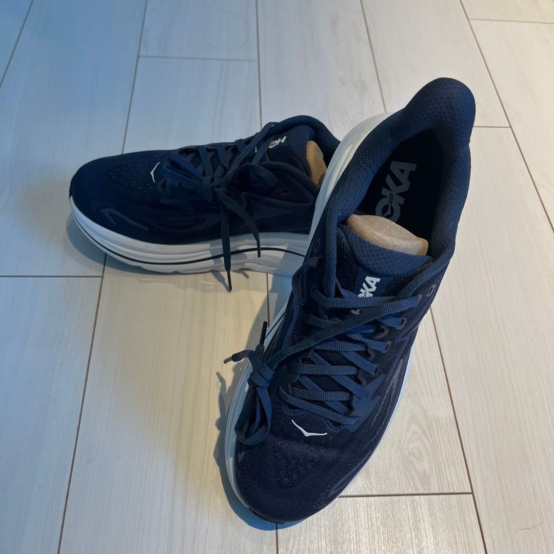 新品HOKA ホカクリフトン10 ネイビー(27cm)