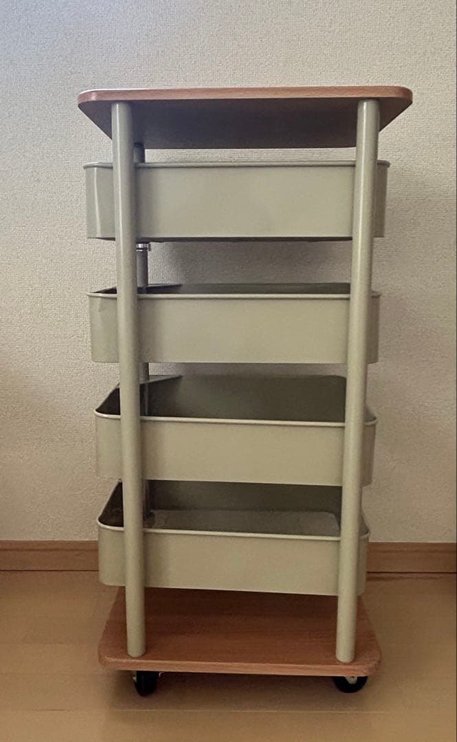 LOWYA回転トレイワゴン(送料込＆2〜3日中に発送)
