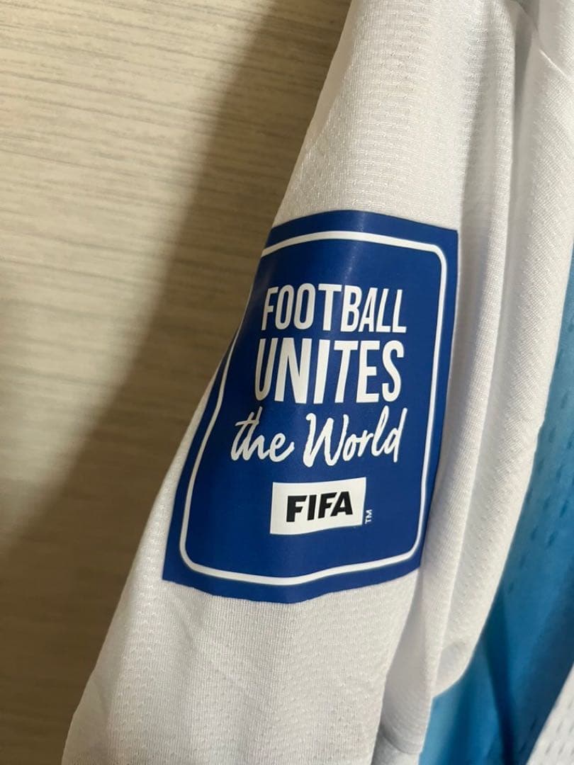 【未使用】リオネルメッシ　アルゼンチン代表　選手仕様2026ホーム長袖フルパッチ