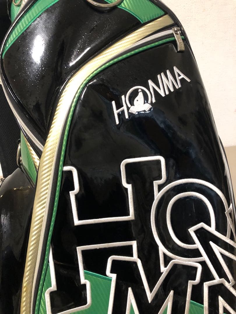 【送料込み】HONMA エナメル　ゴルフバッグ　最短発送