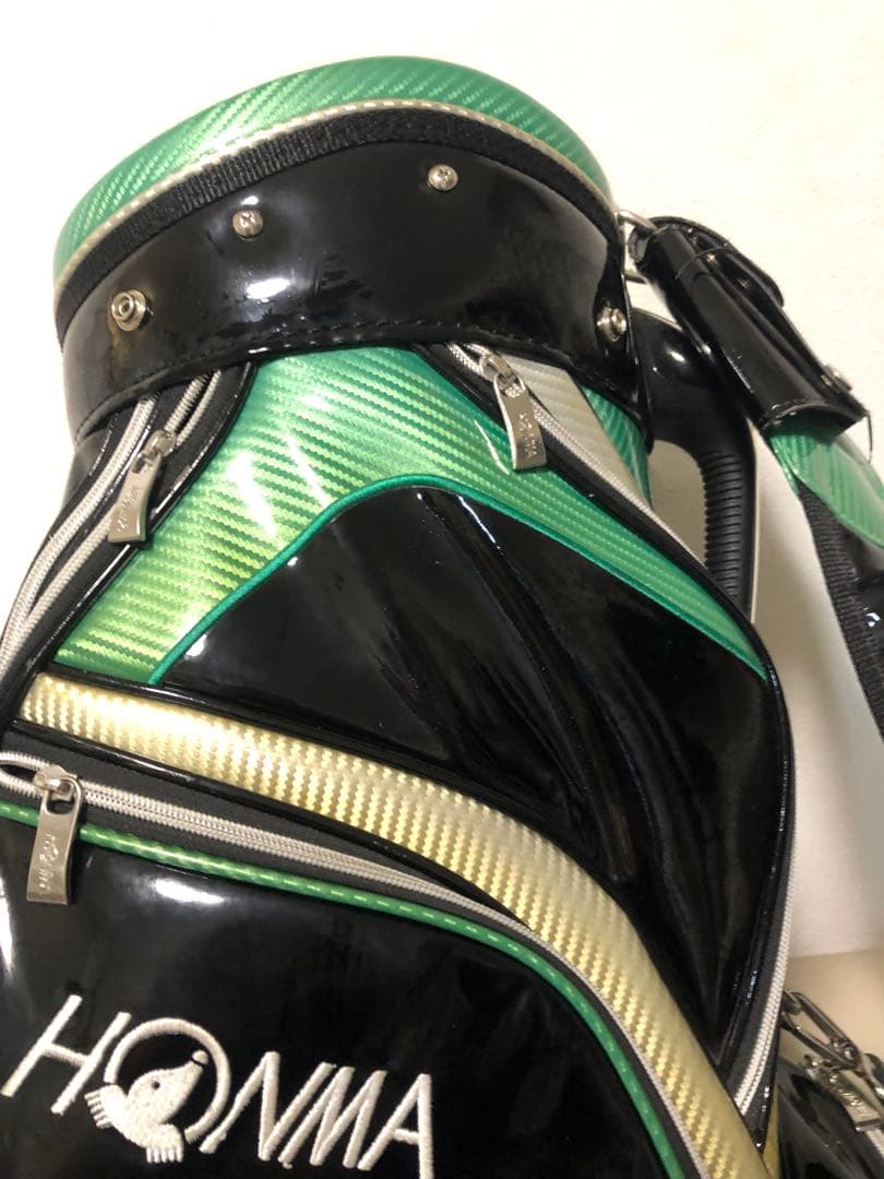 【送料込み】HONMA エナメル　ゴルフバッグ　最短発送