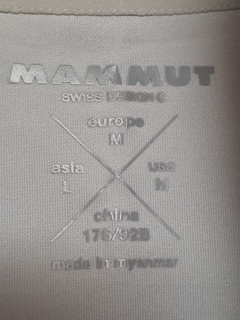 MAMMUT　スウェットジップパーカー