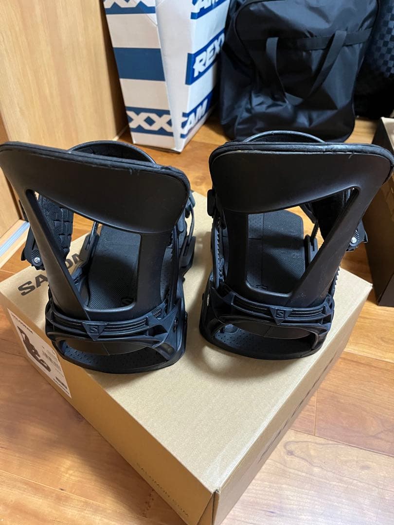 SALOMON スノーボード ビンディング ブラックホログラムM