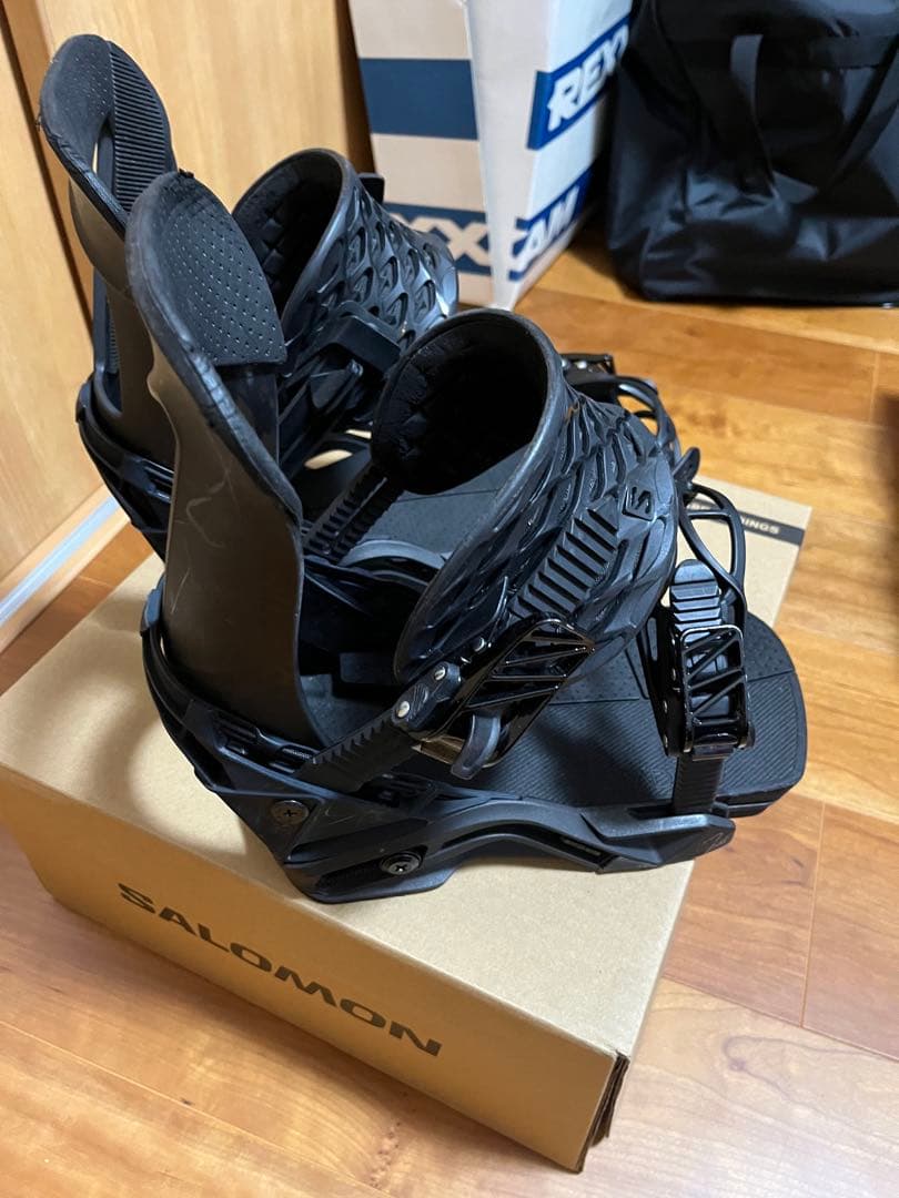 SALOMON スノーボード ビンディング ブラックホログラムM