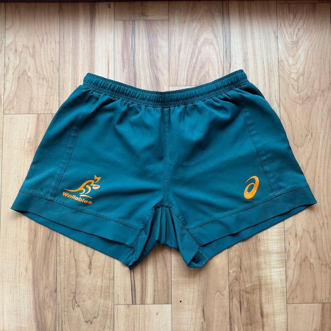 【美品】Wallabies ワラビーズ　レプリカ　ラグパン　グリーン