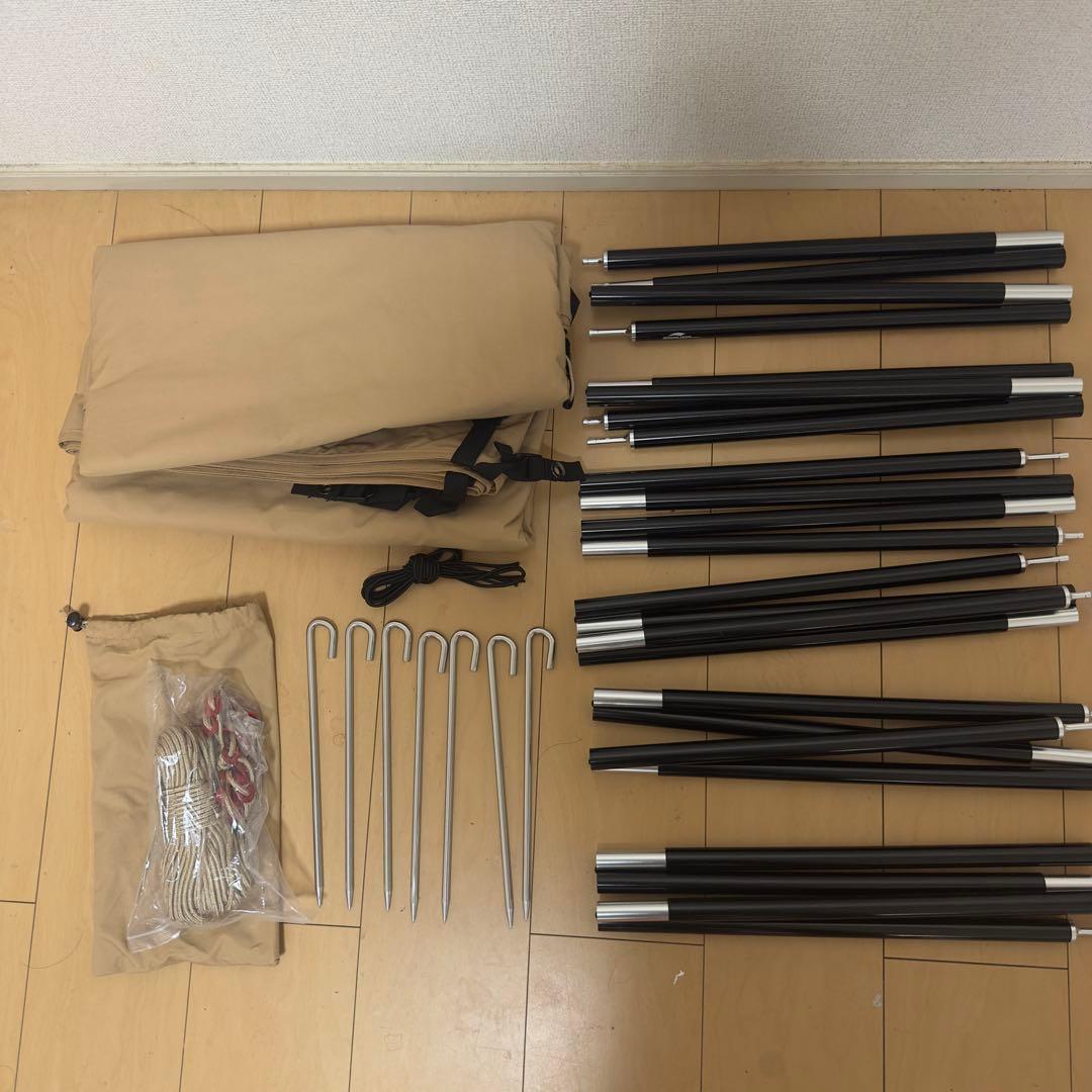Soomloom 陣幕 Adranus 8.55ｍX1.4ｍ 間仕切
