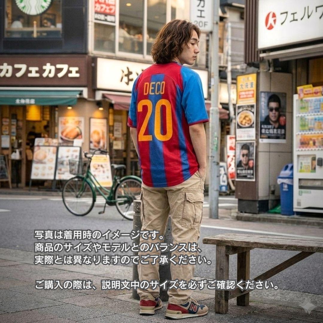 古着　サッカー　ゲームシャツ　ヴィンテージ　バルセロナ　デコ　＃20　メンズXL