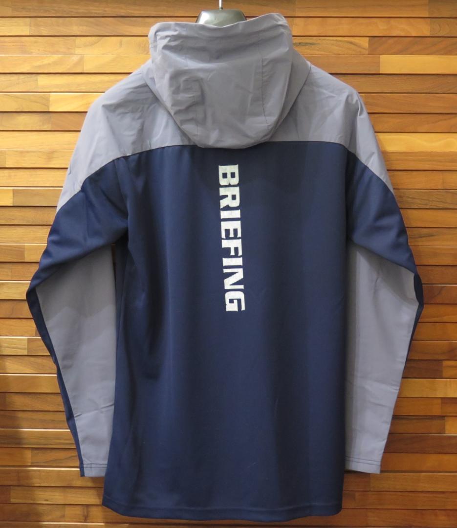 ⓂBRIEFING GOLFブリーフィングゴルフ ハーフジップフーディーNAVY