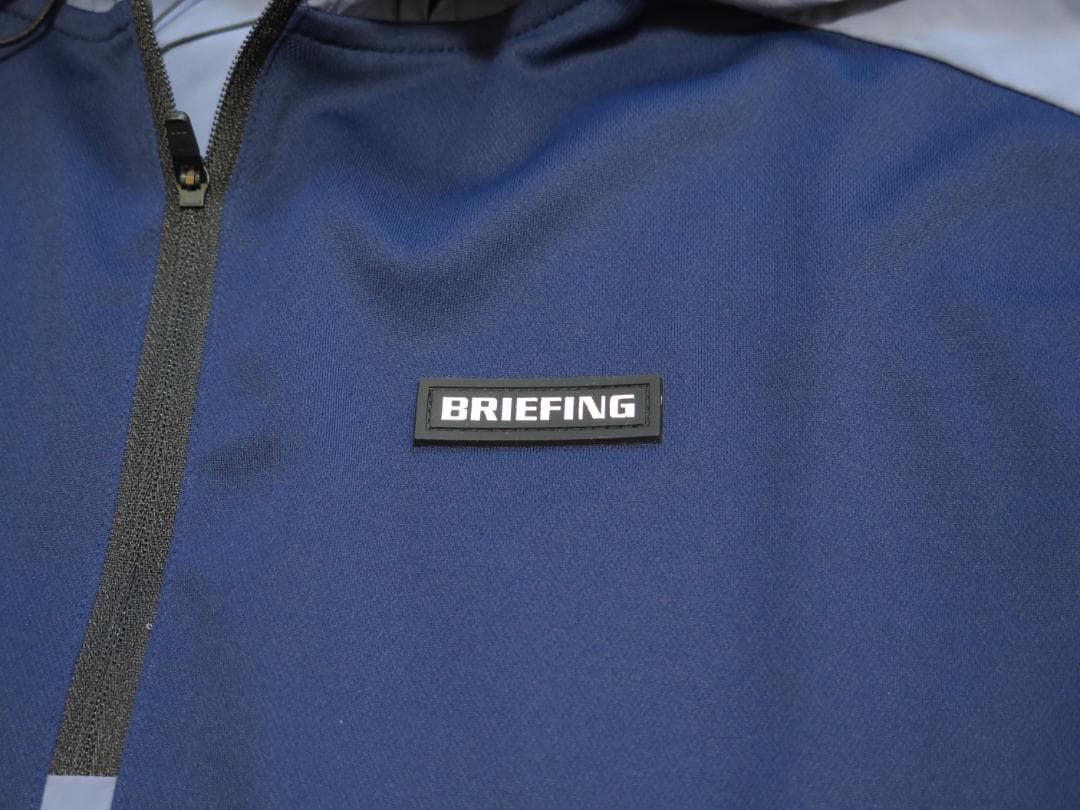 ⓂBRIEFING GOLFブリーフィングゴルフ ハーフジップフーディーNAVY
