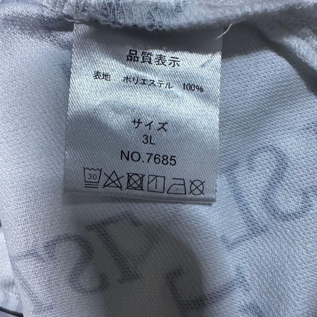 デルソル♡大きいサイズ　柄物ゴルフポロシャツ　ゴルフスカート　セットアップ