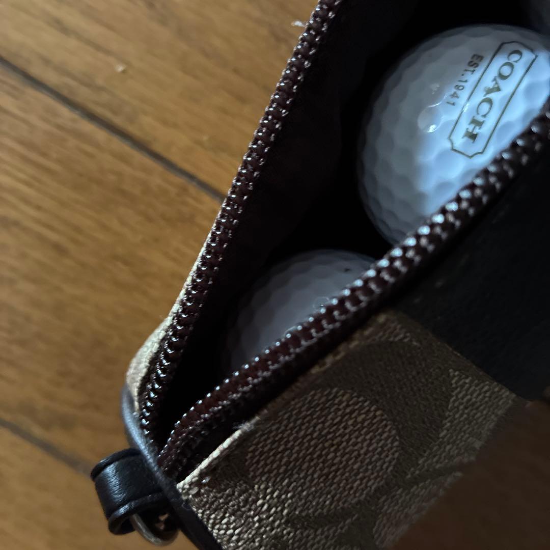 COACH ゴルフボール　ポーチ
