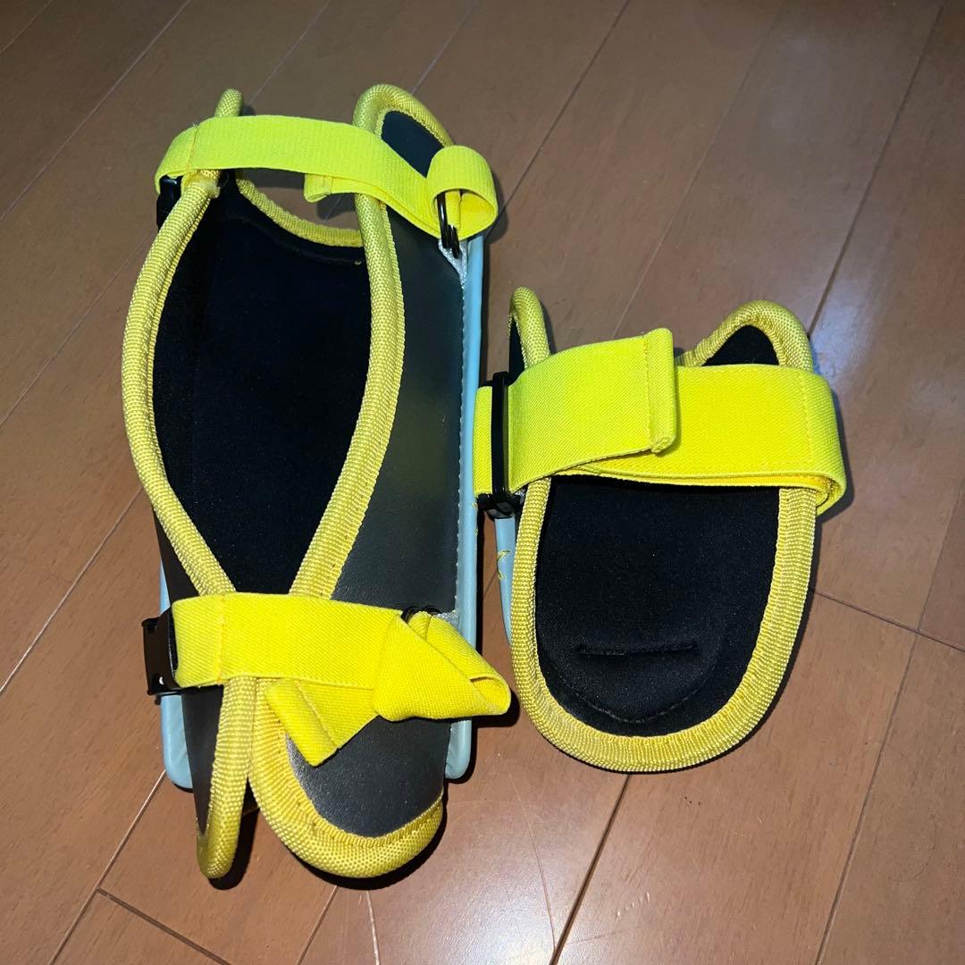 ZETT フットガード 水色 星柄　限定品